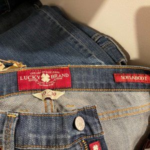 Lucky Brand Jeans, Sophia Boot style, Never worn, Size 10/30 Long